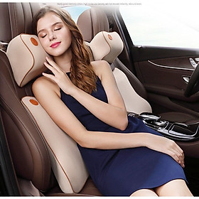 Gối tựa đầu tựa lưng cao su non cao cấp siêu đàn hồi