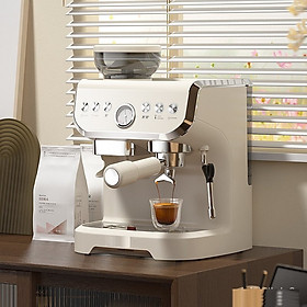 Mua Máy pha và kết hợp máy xay cà phê hạt Mishio MK-329 chuyên nghiệp cho quán - Hàng chính hãng