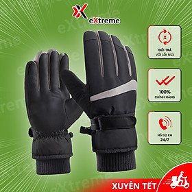 Găng tay nam nữ đi xe giữ ấm eXtreme GT2202 bao tay đi phượt chống gió, chống nước, cảm ứng điện thoại dày dặn, ấm áp