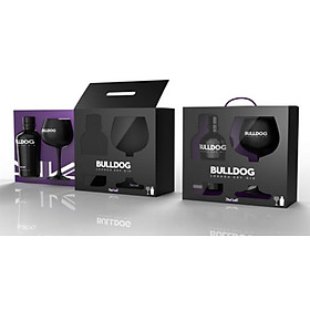 Set Rượu Bulldog London Dry Gin 40% 1x0.75L