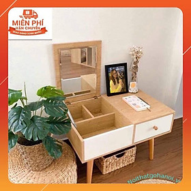 Mua MIỄN PHÍ VẬN CHUYỂNBàn Trang Điểm Ngồi Bệt Gỗ MDF Cao Cấp Chịu Lực Cao
