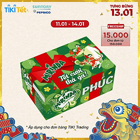 Thùng 24 Nước Giải Khát Có Gas Mirinda Vị Soda Kem Lon Cao (24 x 330ml)