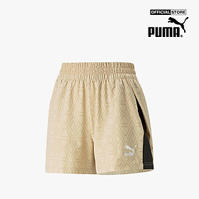 PUMA - Quần shorts thể thao nữ lưng thun thời trang 538306