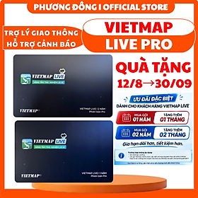 Thẻ cào bản quyền ứng dụng trợ lý giao thông - VIETMAP LIVE PRO - Hàng chính hãng