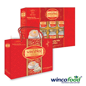 Yến sào cao cấp win'sNest tổ yến chưng sẵn đường phèn 20% (6 lọ/hộp) phù hợp cho mọi đối tượng và trẻ từ 1 tuổi trở lên giúp bồi bổ sức khỏe.
