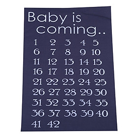Baby Is Coming Maternity Women Calendar Countdown Pregnancy Mark Off Baby Announcment Baby Birth Countdown 42 Weeks