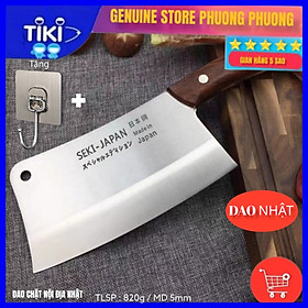 Mua Dao Chặt Nhật Cao Cấp Chặt Gà Chặt Xương ( Tặng Dán inox To Treo Dao )