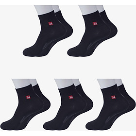 Combo 5 Đôi Tất Nam Vớ Nam Cổ Dài Sợi Cotton Cao Cấp Chống Hôi Chân, Không Xù, Không Bai Dão (Cùng Màu)