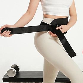 Hip Thrust Belt Training Weight Belt Workout Gym Accessories for Dumbbell
