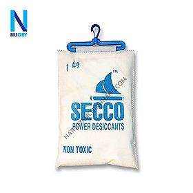 Túi hút ẩm SECCO 1 Kg gói hút ẩm tủ quần áo hoa khô giày dép treo phòng