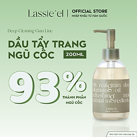Dầu tẩy trang làm sạch sâu Lassie'el 200ml chiết xuất từ thiên nhiên lành tính dưỡng ẩm