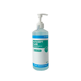 Dung dịch sát khuẩn tay nhanh ALFASEPT CARE 500ml dưỡng ẩm mềm mại bảo vệ
