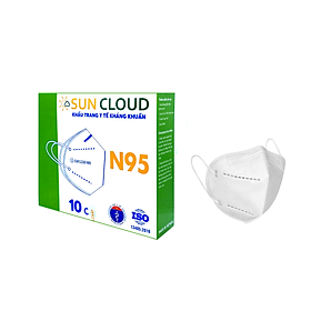 Khẩu trang y tế kháng khuẩn 4 lớp SUN CLOUD đạt chuẩn N95 (10 cái/ hộp)