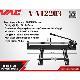 Mua BÀN CẮT GẠCH TIA LASER 800MM - VA12203