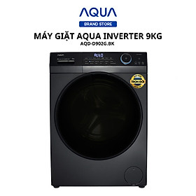 Mua Máy giặt cửa trước Aqua 9KG AQD-D902G.BK - Miễn phí giao hàng toàn quốc - Hỗ trợ lắp đặt - Hàng chính hãng