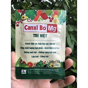 Phân bón vi lượng CanxiBo- Mg Trí Việt-  kích thích ra hoa, chống nứt trái rụng trái non, lớn trái
