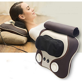 Gối massage có 3 chế độ đấm và ray hồng ngoại cao cấp