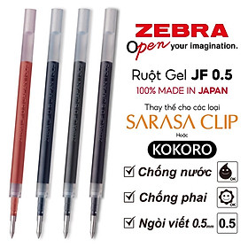 Ruột viết Sarasa clip JF 0.5mm - Zebra Nhật Bản - 1 cái