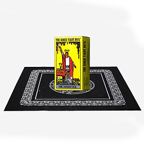 Combo Bộ Bài Bói The Rider Waite Tarot Cao Cấp và Khăn Trải Bàn Tarot