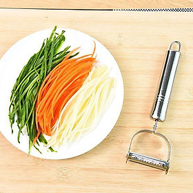 Mua GIÁ SỈ Dụng cụ nạo gọt inox đa năng 2 lưỡi tiện dụng - Dụng cụ nạo gọt hoa quả tiện lợi 88160 SHOP HOÀNG XUÂN