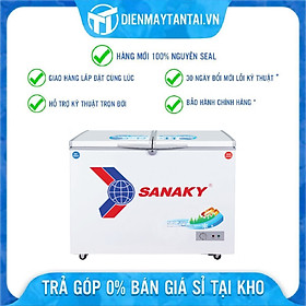 Tủ Đông Dàn Đồng Sanaky VH-2899W1 ( 2 Chế Độ Đông, Mát) (280L) - Hàng Chính Hãng