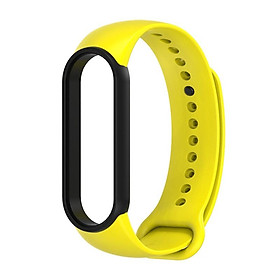 Mua Dây Đeo Cao Su Cho Mi band 7/6/5 Viền Đen MJOBS  Dây Đeo Thay Thế Chuyên Dụng  Mềm  Chất Lượng Cao