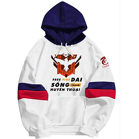 Áo Free Fire Áo Hoodie Free Fire Sống Dai Thành Huyền Thoại Phối Tay Kép Unisex Cực Đẹp