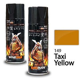 COMBO Sơn Samurai màu 149 gồm 4 chai đủ quy trình độ bền cao (Lót – Nền 102 - Màu 149 - Bóng )