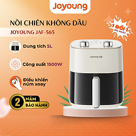 Nồi chiên không dầu 5L Joyoung JAF-565 - Công suất 1500W, Điều khiển núm xoay - HÀNG CHÍNH HÃNG