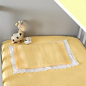 Ga trải giường cho bé Nhật Bản sản xuất MARURU 70*120cm - Màu vàng