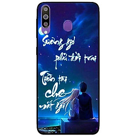 Ốp lưng dành cho Samsung Galaxy M30 mẫu Thư Pháp Sương Gió