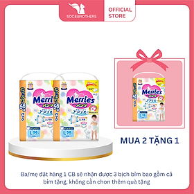 Combo 2 Tã Quần Jumbo Merries Nhật Bản Siêu Mỏng Thấm Hút, Mềm Mại cho bé 9