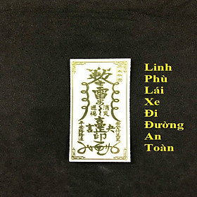 Mua Linh Phù Lái Xe Đi Đường An Toàn  Dùng linh phù để dán điện thoại  laptop  xe máy  xe hơi  bàn thờ ông địa hay vị trí làm việc  kích thước 4.5x3cm  màu vàng - TMT Collection - SP005349