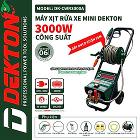 Mua Máy Rửa Xe Chỉnh Áp DEKTON DK-CWR3000A điện 220V