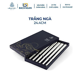 Mua Bộ 6 đôi Đũa sứ dưỡng sinh Minh Long 24.4 cm Trắng ngà