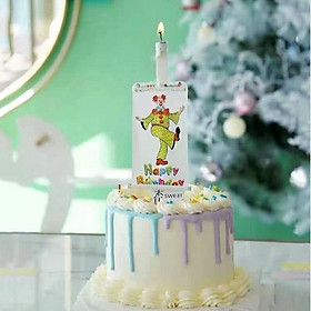 Nến Sinh Nhật Chú Hề Happy Birthday Trang Trí Bất Ngờ Vui Nhộn