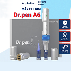 Máy Phi Kim Dr Pen A6, Máy Vi Kim Lăn Kim Cấy Tảo Cấy Phấn Tích Điện Hàn Quốc- Bảo Hành 12 Tháng