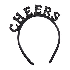 Long  Headband   Hoop for  Costume Accessories - CHEERS