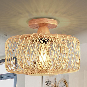 Hanging Light Cover Ceiling Light Lampshade, Floor Pendant Light Woven Pendant Lights Shade for Party Living Room Kitchen
