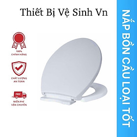 Mua Nắp ngồi rơi êm cao cấp thay thế cho các loại bàn cầu Inax thân ngắn 117-108-306