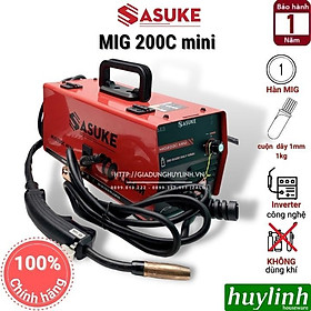 Hình ảnh Máy hàn Sasuke Mig 200C mini - Không dùng khí - Hàng chính hãng