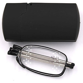 Kính gập 868 màu đen tròng lão 2 độ_nữ