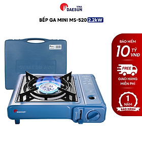 Mua Bếp Ga Mini Maxsun MS-520 - Công Suất 2200W Phủ Sứ Cao Cấp Bảo Hiểm Chống Nổ Hàng Chính Hãng