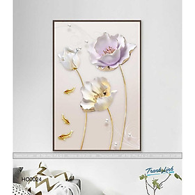 Tranh Canvas hoa treo tường trang trí cầu thang ho.ttph0004