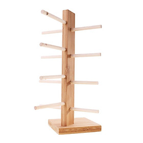 Wooden Sunglass Eye Glasses Display Rack Counter Stand Organizer 3/4/5/6 Layers - 4-Layer
