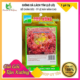 Mua Hạt Giống Xà Lách Tím Xà Lách Lollo Rossa - Phú Nông Seeds - Shop Phân Bón và Hạt Giống