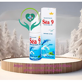 Hình ảnh Dung dịch vệ sinh mũi Kingphar Sea 9 , chai 70ml, thông sạch xoang, mũi