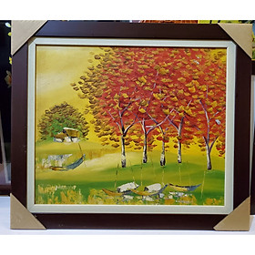 Mua TRANH VẼ SƠN DẦU PHONG CẢNH  VẼ HIỆN ĐẠI