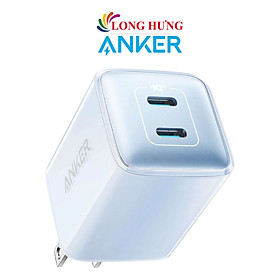 Cốc sạc Anker 521 Nano Pro 40W 2Type-C PiQ 3.0 PD A2038 - Hàng chính hãng