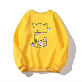 Áo sweater thêu trái cây dễ thương